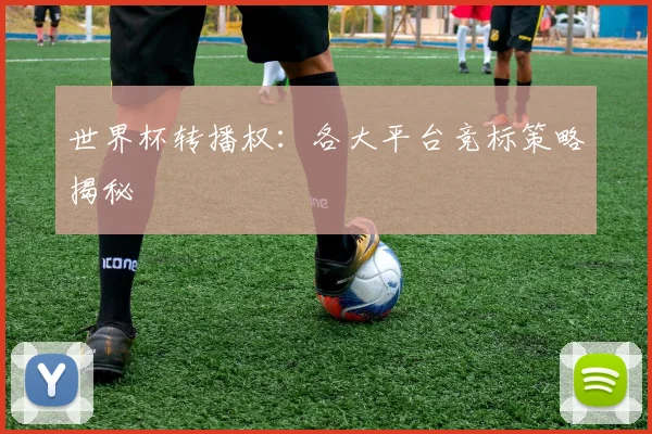 世界杯转播权:各大平台竞标策略揭秘