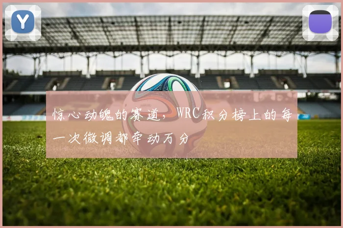 惊心动魄的赛道，WRC积分榜上的每一次微调都牵动万分